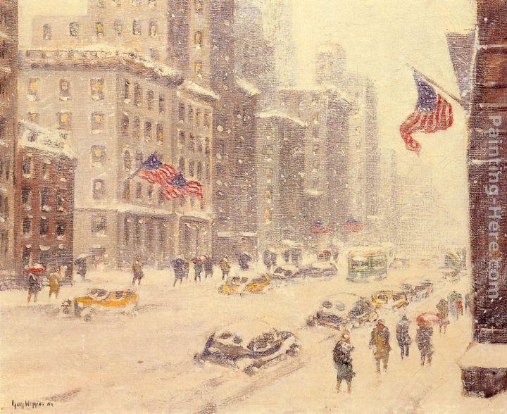 Guy Carleton Wiggins Winter's Day, Fifth Avenue